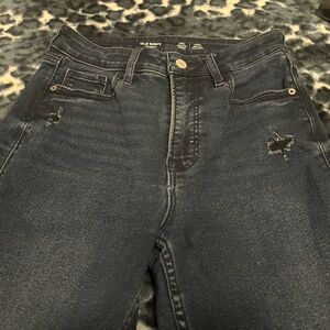 Old Navy Rockstar Super Skinny Dark Blue Jeans